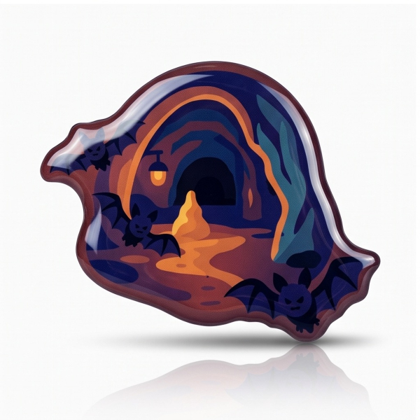 Pryskyřicová 3D magnetka: Jeskyně