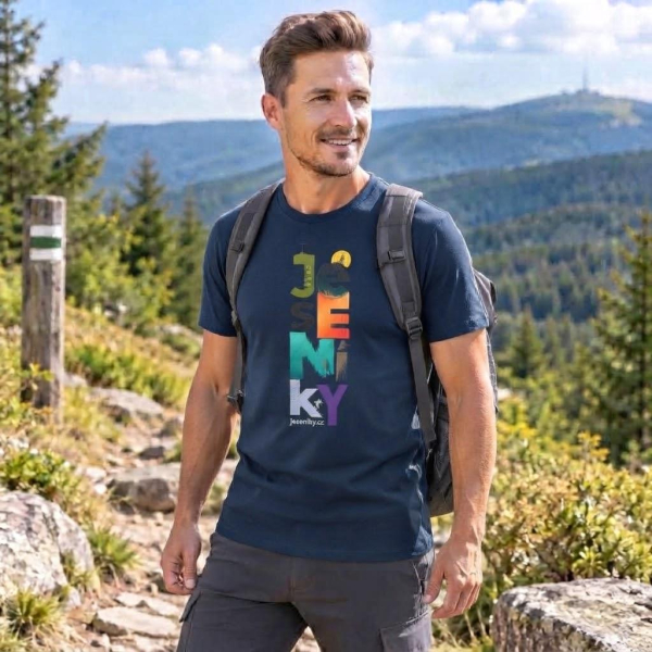 Pánské modré tričko